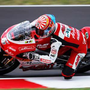 <b>Johann Zarco - Derbi (photo FIM)</b> <b>Johann Zarco - Derbi (photo FIM)</b>