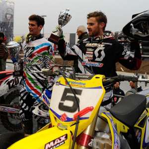 <b>Cédric Soubeyras - Honda et Fabien Izoird - Suzuki (photo D.Messora/Offroadproracing.it)</b>