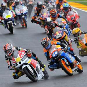 <b>Louis Rossi - FTR Honda-Racing Team Germany en tête de la meute (photo Racing Team Germany)</b>