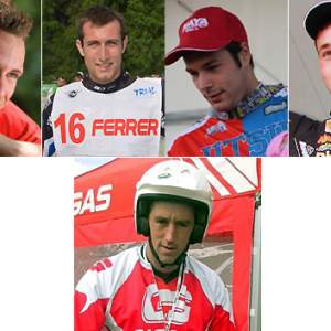 <b>Steven Coquelin – Jotagas, Alexandre Ferrer – Sherco, Loris Gubian - Gas Gas, Cédric Tempier - Sherco et Jérôme Bethune - Gas Gas (photos FB)</b> <b>Steven Coquelin – Jotagas, Alexandre Ferrer – Sherco, Loris Gubian - Gas Gas, Cédric Tempier - Sherco et Jérôme Bethune - Gas Gas (photos FB)</b>
