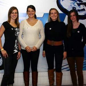 <b>Livia Lancelot, Ludivine Puy, Emma Clair et Ornella Ongaro (photo FFM)</b> <b>Livia Lancelot, Ludivine Puy, Emma Clair et Ornella Ongaro (photo FFM)</b>