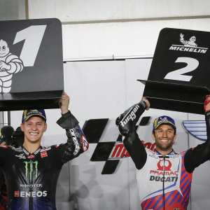 Fabio Quaratararo - Yamaha et Johann Zarco - Ducati (photo motogp.com)