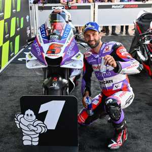 Maverick Viñales - Aprilia, Johann Zarco - Ducati-Prima Pramac et Jack Miller - Ducati (photo motogp.com)