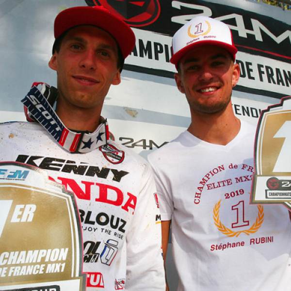 Maxime Desprey - Honda et Stephen Rubini - Honda (photo FFM)