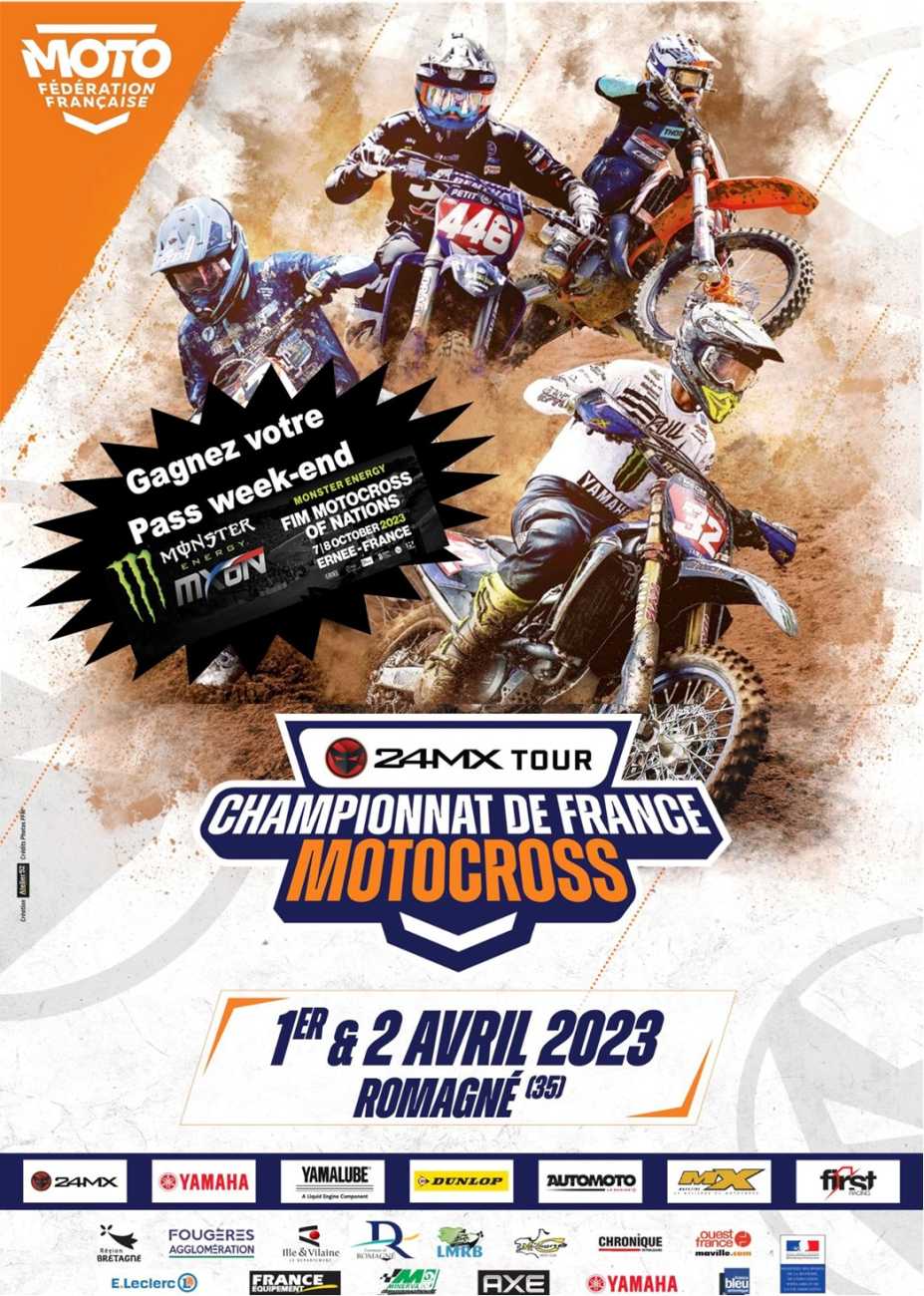 24MX Tour Championnat de France Motocross Elite 2023 FFMoto