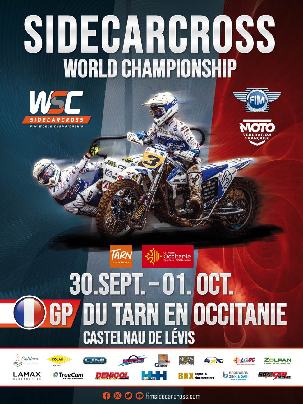 Championnat du Monde SideCar Cross 2023 FFMoto
