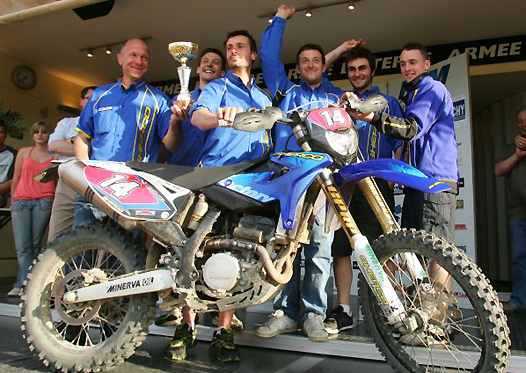 <b>Sherco vainqueur Constructeur (photo Vincent Bedos/Motographie/FFM)</b>