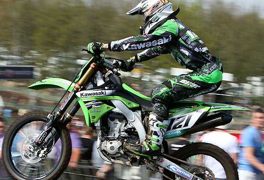 <b>Xavier Boog - Kawasaki Racing Team (photo Pascal Haudiquert/Mediacross)</b>