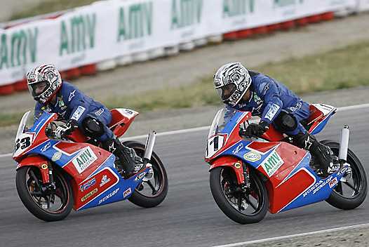 <b>Morgan Brechet #163 et Kevin Szalai #11 - Honda Challenge de l'Avenir FFM (photos Gérard Delio/Photopress)</b>