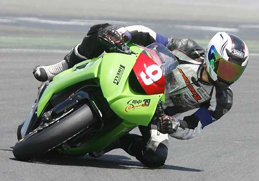 <b>Jérôme Danton - Kawasaki Moto 39 Compétition (photo Gérard Delio/Photopress)</b>