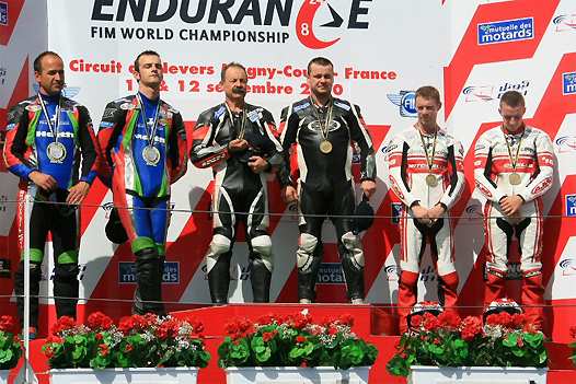<b>Podium Championnat du Monde 2010 (photo FIM)</b>