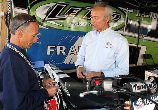 <b>Olivier Robert et Philippe Thiebault (photo Pascal Haudiquert/Mediacross/FFM)</b>