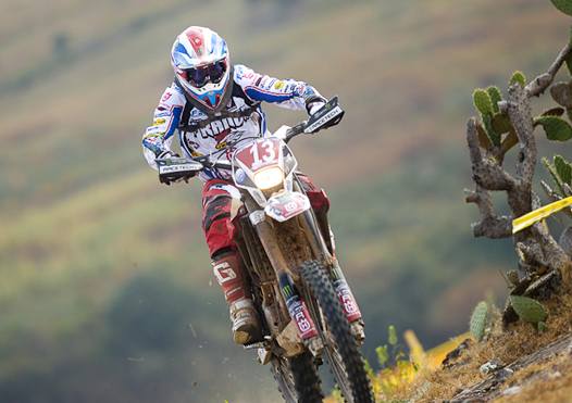 <b>Antoine Meo – HVA s'est bagarré toute la journée après sa chute du matin (photo Mathieu Talayssat)</b>
