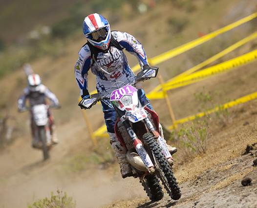 <b>Ludivine Puy - Gas Gas a imposé son rythme dès le début de la compétition (photo Mathieu Talayssat)</b>