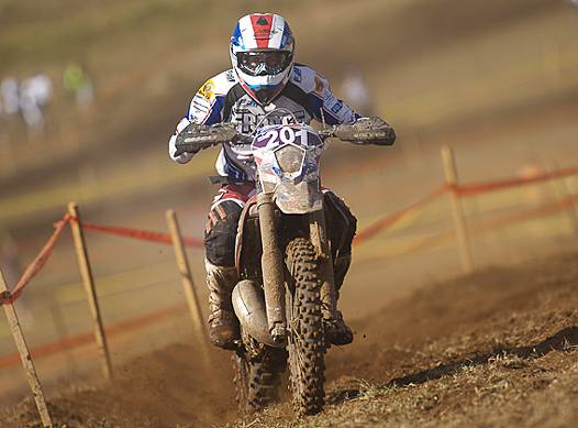 <b>Blandine Dufrêne – Gas Gas a sorti la grosse attaque et s'impose aujourd'hui (photo Mathieu Talayssat)</b>