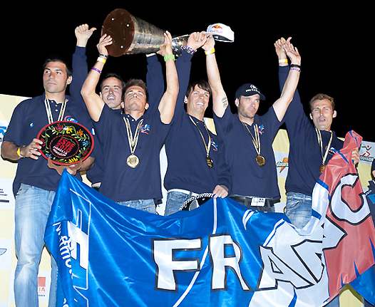 <b>Cinquième victoire pour l'Equipe de France FFM dans l'histoire des 6 jours ! (photo Mathieu Talayssat)</b>