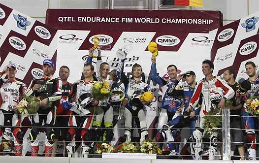 <b>Podium 8 Heures de Doha (photo FIM)</b>