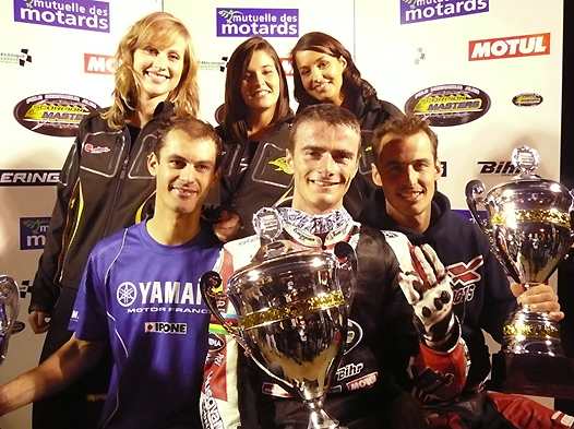 <b>Podium final : Marc Germain, Adrien Chareyre et Christophe Nambotin (photo Scorpion Masters)</b>