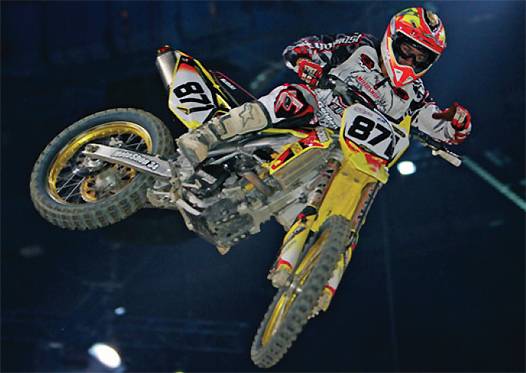 <b>Fabien Izoird - Suzuki - Leader du SX Tour 2010 (photo Orgacom)</b>