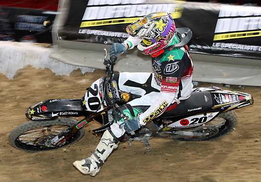 <b>Gregory Aranda – Kawasaki a dominé cette seconde finale (photo Pascal Haudiquert/Mediacross)</b>