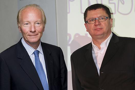 <b>Brice Hortefeux, Ministre de l'Intérieur, de l'Outre-Mer, des Collectivités Territoriales et de l'Immigration. Jacques Bolle, Président de la FFM (photos Ministère de l'Intérieur et Jean-Paul Ancion/i-Kio/FFM)</b>