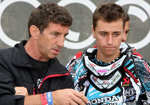 <b>Bruno Losito – NGS et Charles Lefrançois – Honda (photo Pascal Haudiquert/Mediacross)</b>