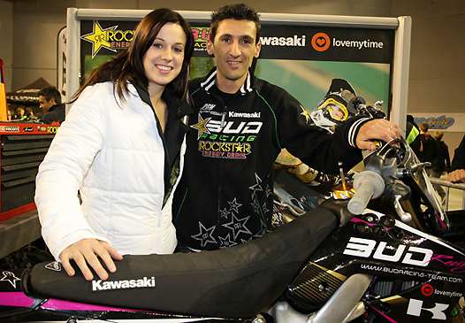 <b>Livia Lancelot - Kawasaki et Stéphane Dassé - Bud Racing (photo Bud Racing)</b>