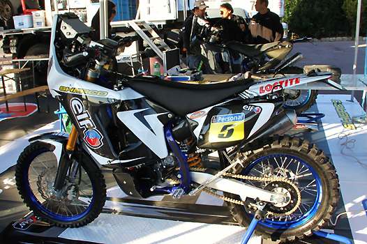 <b>Sherco 450 de David Casteu (photo casteu.fr)</b>