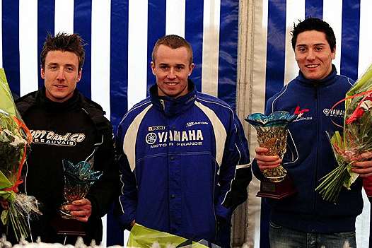 <b>Podium Quad : Antoine Cheurlin - Yamaha, Clément Jay - Yamaha et Jeremy Forestier – Yamaha (photo Esprit MX)</b>
