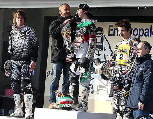 <b>Podium Enduropale Jeune (photo Pascal Haudiquert/Mediacross)</b>