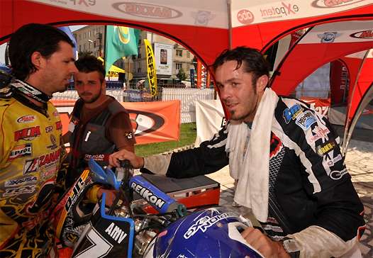 <b>Rodrig Thain – HM Honda et Julien Gauthier – TM (photo ABC Com)</b>