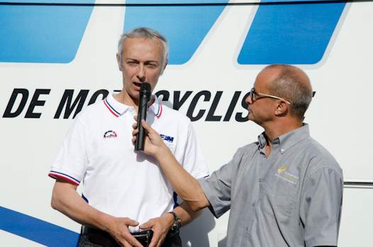 <b>Philippe Thiebaut, Directeur Technique National, et Francis Magnanou (photo Romain Nicolas/FFM)</b>