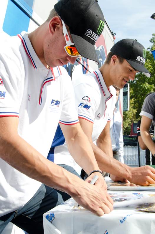 <b>Steven Frossard - Yamaha et Gautier Paulin - Yamaha (photo Romain Nicolas/FFM)</b>