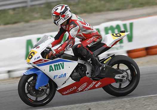 <b>La Moto2 de l’Equipe de France de Vitesse Espoir (Photo Gérard Delio/Photopress FFM)</b>