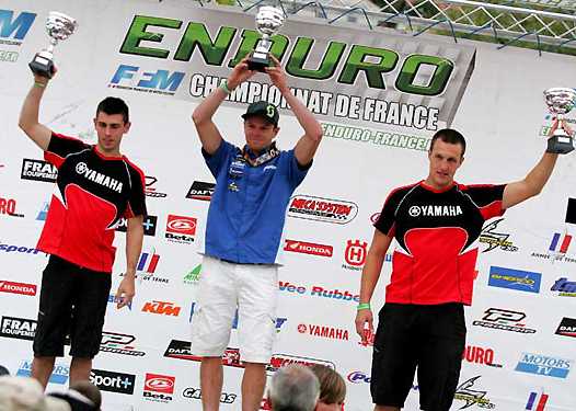 <b>Romain Dumontier - EEAT FFM Yamaha, Matias Bellino - Husaberg et Alexandre Queyreyre - EEAT FFM Yamaha (photo Vincent Bedos/Motographie/FFM)</b>