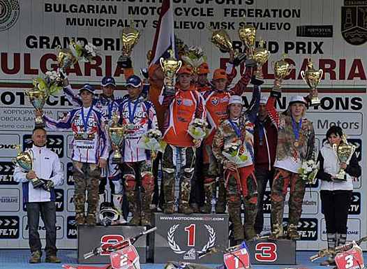 <b>Podium du MX des Nations Européennes (photo Youthstream)</b>
