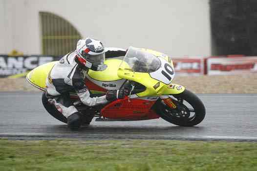 <b>Promo 125 : Romain Mansat – Aprilia (photo Gérard Delio/Photopress/FFM)</b>