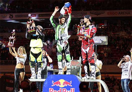 <b>Podium du dimanche : Javier Villegas (Yamaha), Rémi Bizouard - Yamaha et Petr Pilat - KTM  (photo FIM)</b>