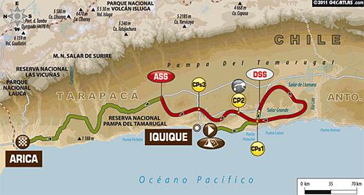 <b>Parcours Etape 10 (document ASO)</b>