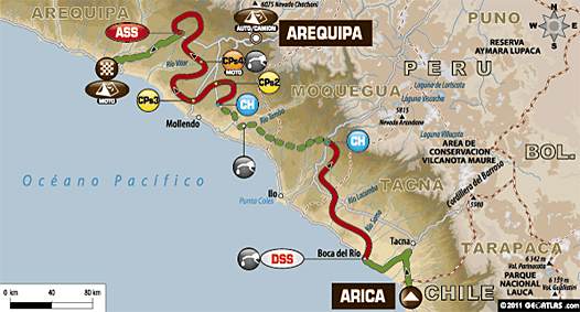 <b>Parcours Etape 11 (document ASO)</b>