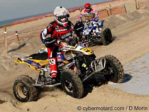 <b>Jérémie Warnia - Can Am et Romain Couprie - Yamaha (photo D.Morin/Cybermotard)</b>