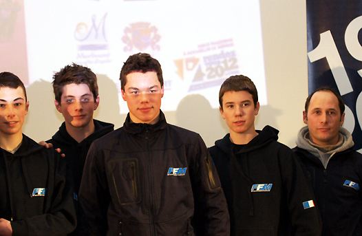 <b>L'Equipe de France Motocross et le Collectif Motocross Espoir FFM (photo MxStream.fr)</b>