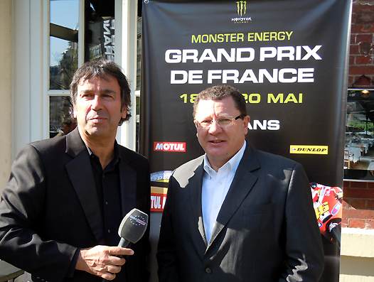 <b>Rémy Tissier - Eurosport et Jacques Bolle - Président de la FFM (photo Pierre Bonneville/FFM)</b>