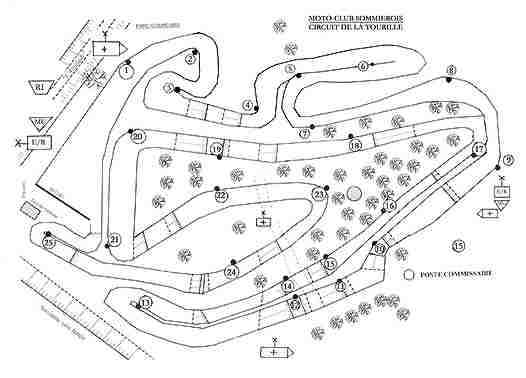 <b>Circuit de la Tourille à Sommières (document Moto-Club Sommiérois)</b>