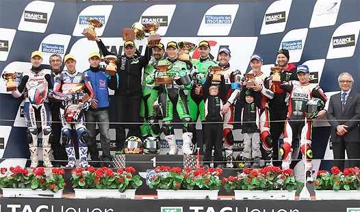 <b>Podium de la 76e édition du Bol d'Or (photo FIM/Good-Shoot)</b>