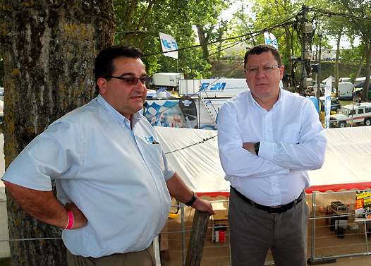 <b>Patrick Lamoureux - Vice-Président de la FFM et Jacques Bolle - Président de la FFM (photo Luc Guillaume)</b>