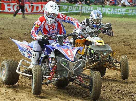 <b>Romain Couprie - Yamaha devant Jérémie Warnia - Can-Am (photo Quadlib.com)</b>