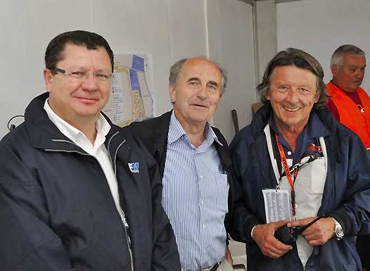 <b>Jacques Bolle - Président de la FFM avec le Maire de Pont-de-Vaux, Jean-Claude Thierry et Maurice Maingret - Organisateur des 12 Heures de Pont-de-Vaux (photo Alain Monnot/Autonewsinfo)</b>