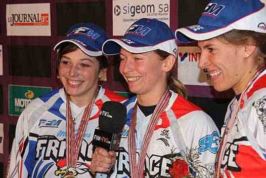 <b>Pauline Masanes - Gas Gas, Sandrine Juffet - JTG et Marilyne Journet - Beta (photo Jean Finiels/FFM)</b>