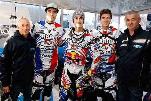 <b>L'Equipe de France MX des Nations 2012 (photo Pascal Haudiquert/Mediacross/FFM)</b>